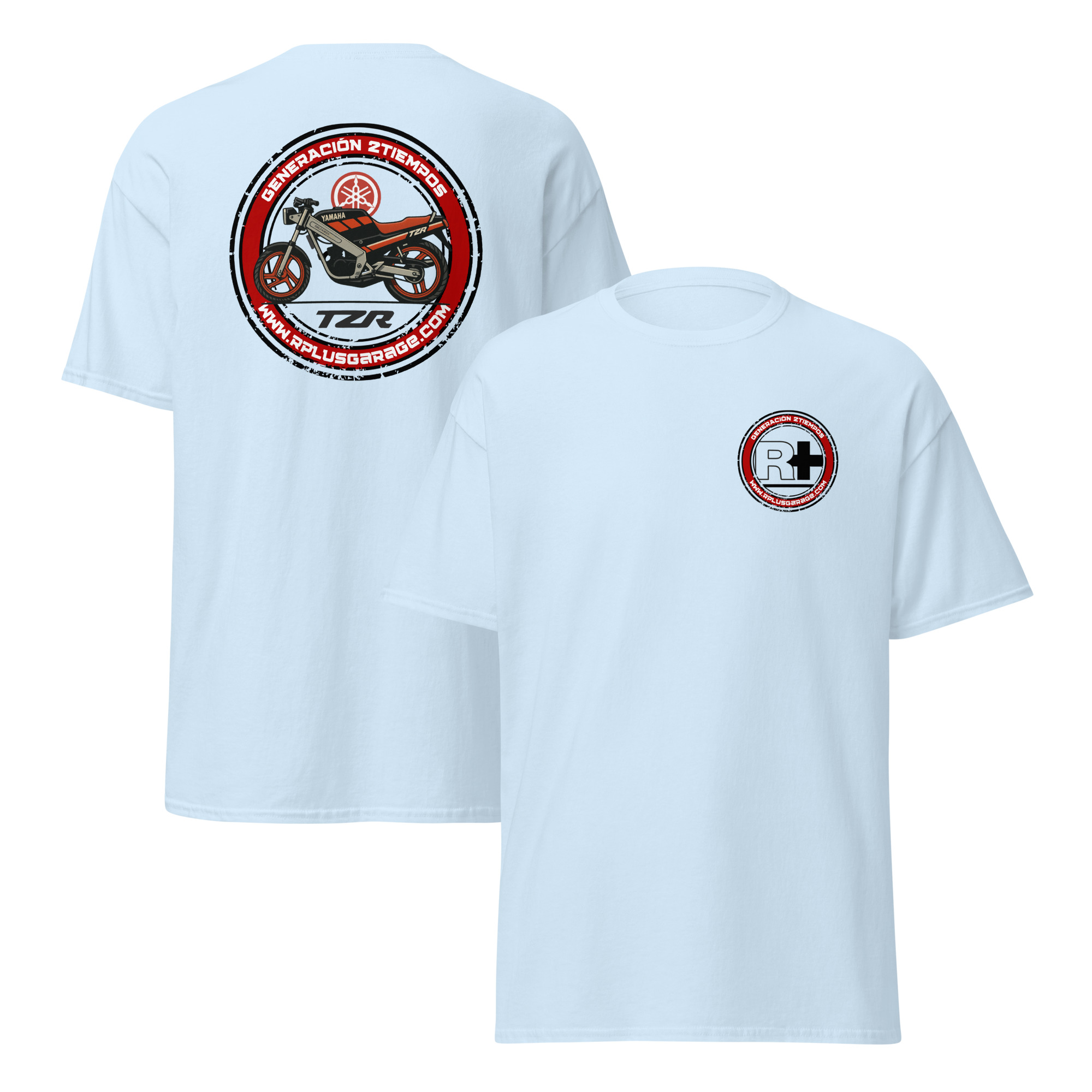 Impresión trasera y trasera del diseño Gen2T TZR, homenaje a la Yamaha TZR 80 de los 90.